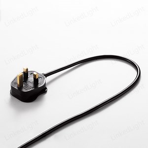 [Hot Item] British BS Standard UK Plug with Extension Electrical Cord Wire Cable Factory