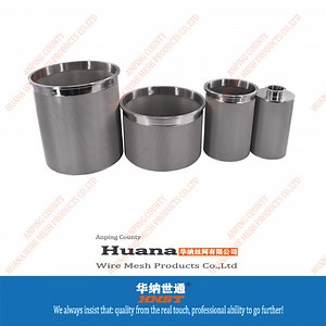 [Hot Item] 2-Inch Quick-Install Chuck, 304 Stainless Steel Cylindrical Sieve Screen Tube, 80, 150, 600 Mesh Powder Respirator Filter Element