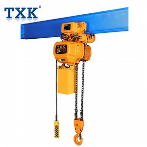 [Hot Item] Building Equipment 3 Ton Electric Chain Hoist with Single Shaft Trolley