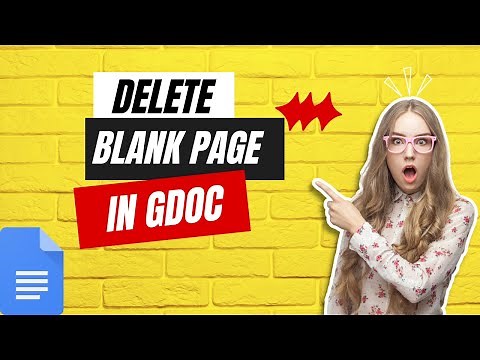 Delete Blank Page in Google Doc [IN 1 MINUTE] 😱