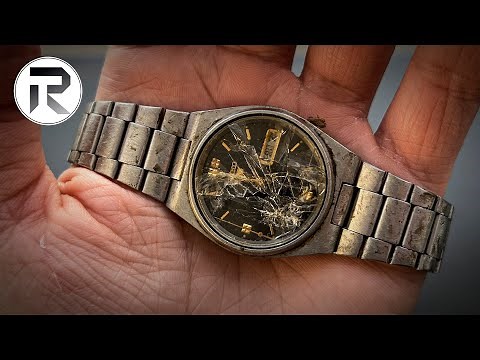 Full Restoration of Seiko 5 - 1980s Vintage Automatic Watch - 7009a