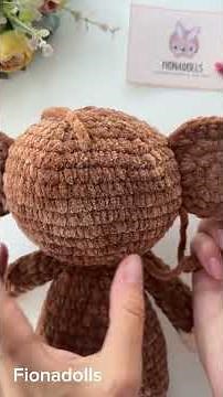 How sew monkey ears 💛