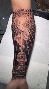 “Dying” Tattoo By @evo_erk | Alex Grey