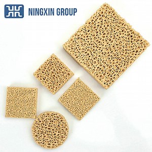 [Hot Item] Stable Process and Product Quality Zir Ceramic Foam Filter for Large Ductile Iron and Carbon Steel Castings