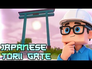 How I Built a Giant Japanese Torii Gate in Minecraft!