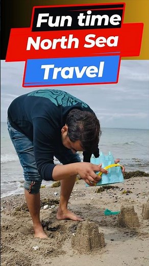 Fun Time at North Sea Beach, Denmark | Relaxing Vibes, Beach Walks & Coastal Adventure