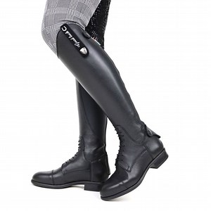 TATTINI BRETON CLOSE CONTACT Sznurowane oficerki jeździeckie skórzane