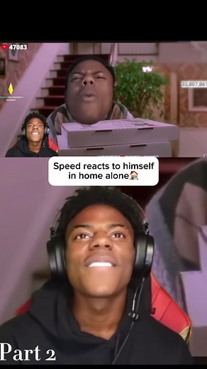 Speed reacts to himself being in home alone part 2 #speed #homealonemovie #reacts #funnyreaction #movie