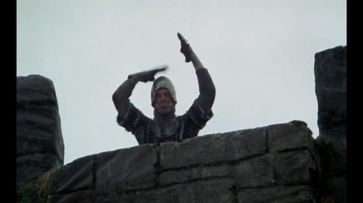 Now go away or I shall taunt you a second time! From “Monty Python and The Holy Grail” (1975) | John Cleese