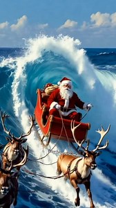 1.4K views · 1K reactions | Santa comin in hot! Riding the wave south tonight! Looks like some of us have been good because after he’s done with Christmas he’ll bring some swell Friday through weekend!(mainly npbc northward) #merrychristmas #surf #surfing #surfer #florida | James Wieland - Surfin' Weatherman | Facebook