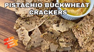 Introducing a delightful and nutritious snack, perfect for any occasion—our Pistachio Buckwheat Crackers. Made with wholesome buckwheat flour and almond flour, these crackers are a fantastic gluten-free alternative that doesn't skimp on flavor. Enhanced with a touch of garlic powder and sprinkled with crunchy pistachios and sunflower seeds, they offer a satisfying crunch with every bite. Whether you're looking for a snack to serve at your next gathering or a tasty treat to enjoy throughout the w