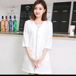 [Hot Item] Stretchy Hospital Scrubs Uniforms for Doctors Beauty Salon Uniform