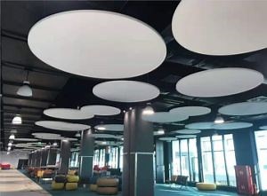 [Hot Item] Suspended Drop Ceiling Tiles Suspended Fiberglass Ceiling Clouds Baffles