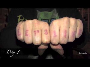 Tattoo Scarification - Healing process