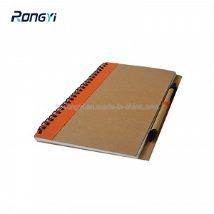 [Hot Item] A5 Paper Spiral Notebook Craft Cover Office School Supply From Rongyi Stationery