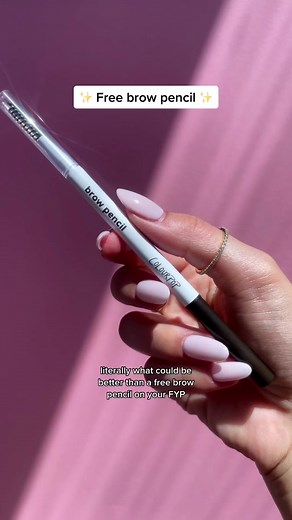 Enter your email and we'll send you a code to redeem your FREE brow pencil on our website! #colourpop #colourpopbrowpencil #browpencil #affordablemakeup #eyebrowpencil