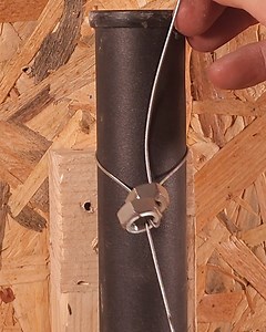 Securing Steel Wire Using Nuts | Motor Spins