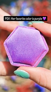 Would you wear matching purple rings? 👀💜 #promisering #couplesrings #hisandhersrings | foreveringsjewelry