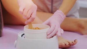 Female Legs Depilation By Honey Sugar Stock Footage Video (100% Royalty-free) 1042922236 | Shutterstock