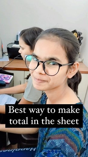 21 reactions | total for entire sheet in MS Excel @toppercorps #reels #instareels #upboardtopper #topper2023 | Topper Corps | Facebook