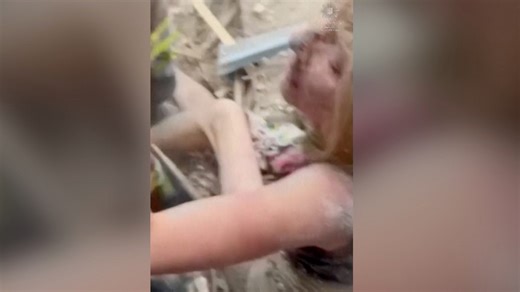 Ukraine war: Video shows woman pulled alive from rubble in Ukraine