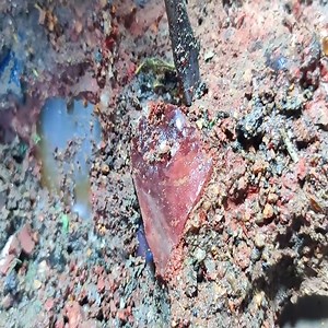 A huge ruby formed during a volcanic eruption. Sapphire, diamond？ | Chak Krythink