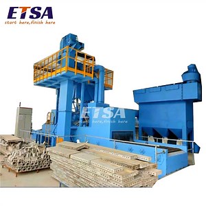 [Hot Item] Aluminium Formwork Mesh Belt Blast Cleaning Equipment Sandblasting Machine