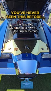 The 1965 Bugatti Type 101C is a unique one-off vehicle designed by Virgil Exner and bodied by Ghia, built on the final existing chassis from the original Bugatti company. After being acquired by Exner in 1961, it was completed four years later with the intention of reviving the Bugatti marque. The 101C was a modern interpretation of the Type 57, utilizing its chassis and a supercharged 3.3-liter straight-eight engine, but financial troubles ultimately prevented any further production. #Bugatti #