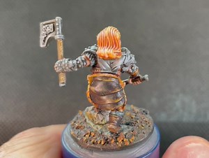Dwarf Barbarian Female - Painted - Etsy
