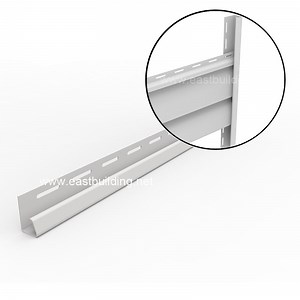 [Hot Item] Custom Color Exterior Cladding Wall PVC Siding Panel Accessories PVC J Shape Strips