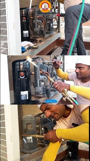 Compressor installation in lg pkg ac| teacheverythings