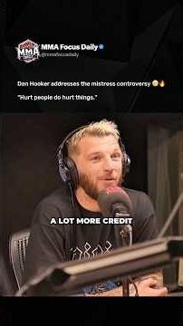 Dan Hooker finally speaks on the mistress drama 👀💔