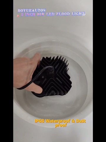 5 Inch 180W Flood Beam LED Pods, Square LED Offroad Driving Lights, Super Bright with White Flood Beam Waterproof Off Road Flood Light for Truck Pickup Ram Motorcycle SUV ATV UTV, Pack of 2, Black