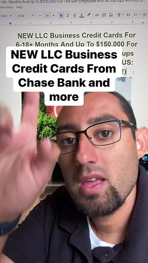 4.9K views · 71 reactions | NEW LLC Business credit cards from Chase Bank and many others for the self employed and all startup businesses needing inventory, for marketing and more. #newbeginnings #LLC #creditcard #creditscore #businesscredit #businessowners | Michael Granados | Facebook