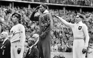 Medal of Olympian who defied Hitler by embracing Jesse Owens goes under the hammer