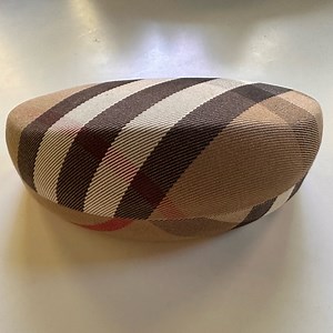 Authentic Burberry Check sunglass case