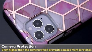 Case for Samsung Galaxy A21 (2020) Case,Dual Layer Hybrid Bumper Cute Girls Rose Gold Marble Design Soft TPU+Hard Back Heavy Duty Anti-Scratch Shockproof Protective Phone Case -Pink/Rose Gold.