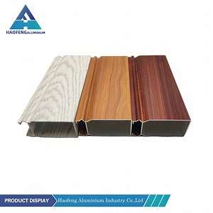 [Hot Item] Wooden Grain Transfer Aluminium Door and Window Frame Profile