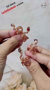 Snake ring - Free tutorial video link above the title #shortsvideo #diy #handmade