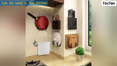 TocTen Hand Towel Holder - 9 In Towel Ring Thicken SUS304 Stainless Steel towel holder for Bathroom Wall, Contemporary Bath hand towel bar wall mounted Towel Racks for Bathroom Kitchen(Brushed Nickel)