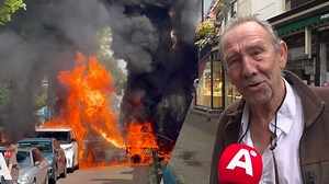 Bewoners als ratten in de val door autobrand voor gevel: "Gered door mensen van de ijssalon"