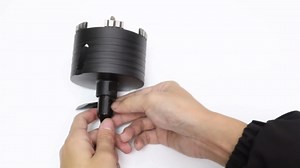 1 inch / 25mm Dry Diamond Core Drill Bit with SDS Plus Adapter, Concrete Core Drill Bit for Dry/Wet Drilling Granite Marble Masonry Concrete Brick Stone and Block (25mm (1 inch))