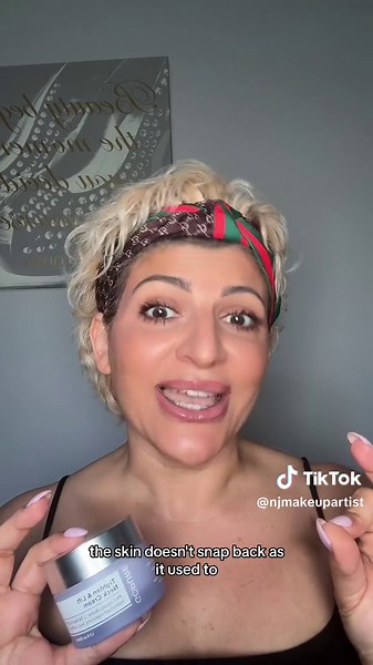 How to get rid of that wrinkly turkey neck! This will hydrate and smooth out your neck area beautifully! It has made such a difference. #skincare #skincareover40 #neckcream #smoothskin #skincaretips #wrinklefree @Gopure