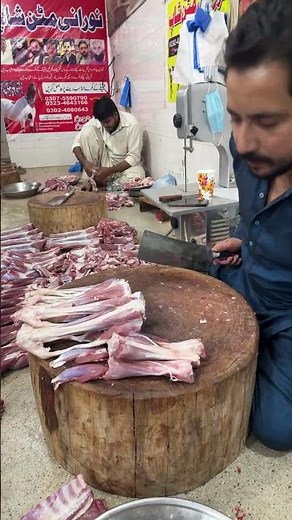 Noorani Mutton shop Mutton joints 🥩🥩🐐🐐😱 #food #muttonrecipes #meat #muttondishes #meatmarket