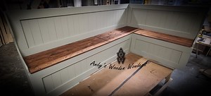 Reclaimed Timber Corner Monks Bench: "fiona" Style Seating & Storage - Etsy UK