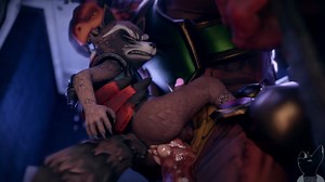 Rocket Raccoon X Dragon