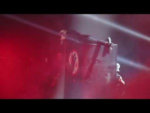 Marilyn Manson burns and throws the Holy Bible