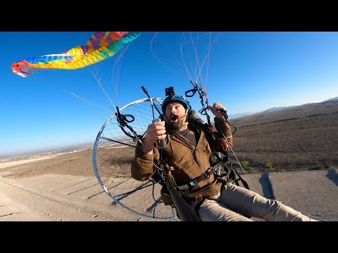 YouTuber shares graphic video of paragliding crash that broke his neck
