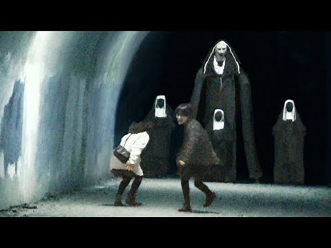 -The NUN- Giant NUN Scary Prank in Japan ‪✝︎ -Short Film-