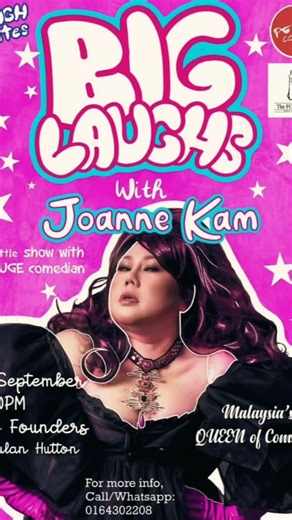 SEP & OCT SHOWS KAMMING TO YOU SOON : 20TH SEPT PENANG @ Founders...